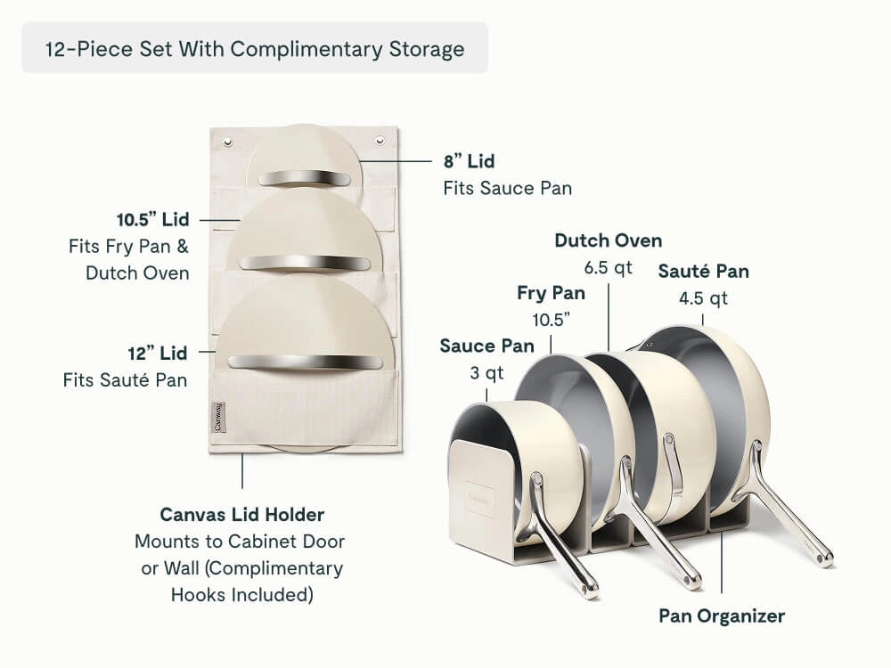12-Piece Ceramic Set With Complimentary Storage