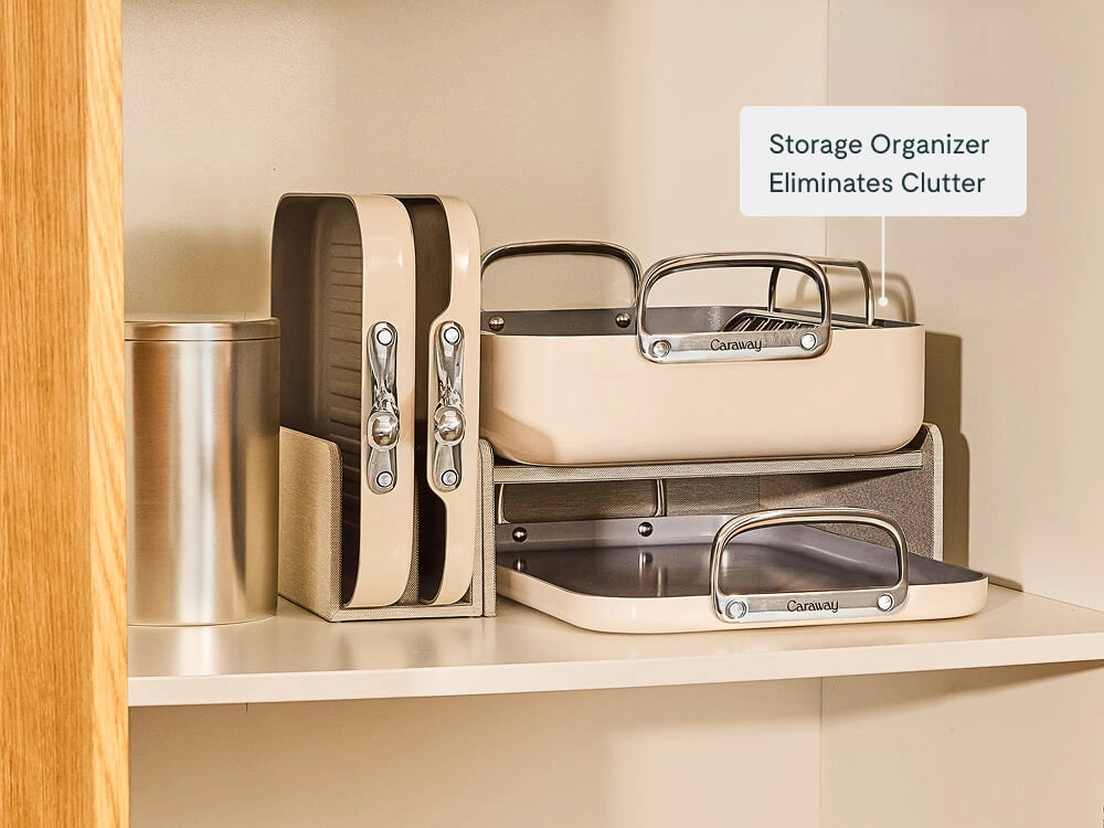 7-Piece Set of Ceramic-Coated Pans With Complimentary Storage