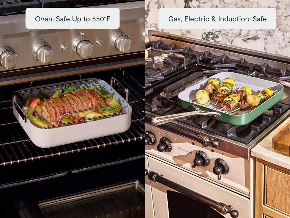 7-Piece Set of Ceramic-Coated Pans With Complimentary Storage