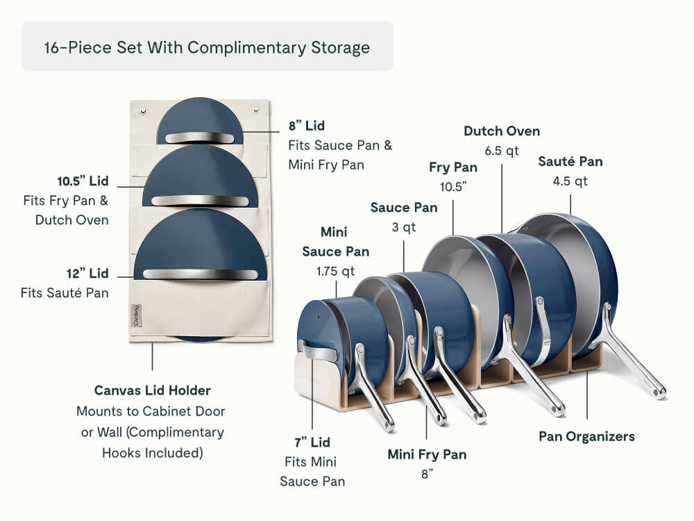 16-Piece Ceramic Set With Complimentary Storage